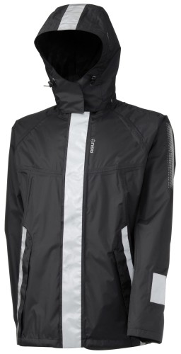 Kurtka przeciwdeszczowa AGU Reflection Jacket black XS (odblaskowa)