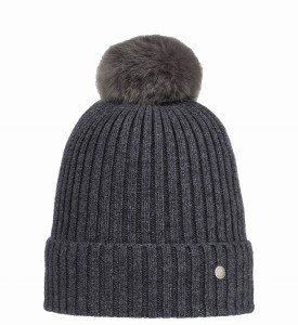 Czapka NORDBRON Jovia Beanie dark gray