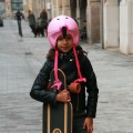 Nakładka na kask COOLCASC Animals Flamingo