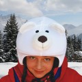 Nakładka na kask COOLCASC Animals Polar Bear