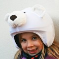 Nakładka na kask COOLCASC Animals Polar Bear