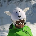 Nakładka na kask COOLCASC Animals White Sheep