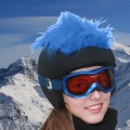 Nakładka na kask COOLCASC Show Time Furry Blue