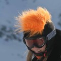 Nakładka na kask COOLCASC Show Time Furry Orange