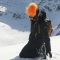Nakładka na kask COOLCASC Show Time Furry Orange