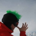 Nakładka na kask COOLCASC Show Time Furry Green