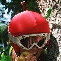 Nakładka na kask COOLCASC Show Time Apple with Worm