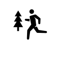 Kije trail running FERRINO Jet 110 cm 400 g (do biegów przełajowych) 