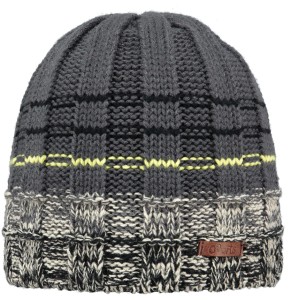 Czapka dziecięca BARTS Justin Beanie charcoalyellow 53