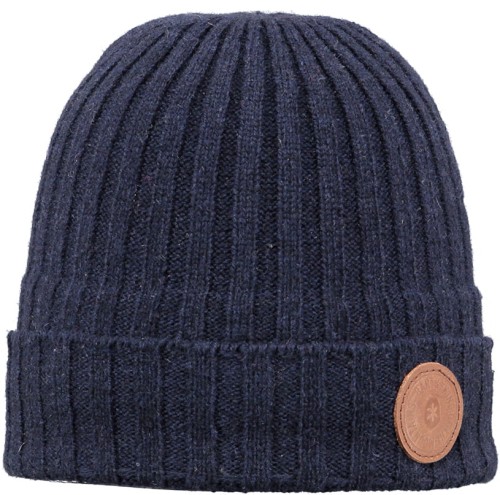 Czapka dziecięca BARTS Haakon Turnup Beanie navy 53