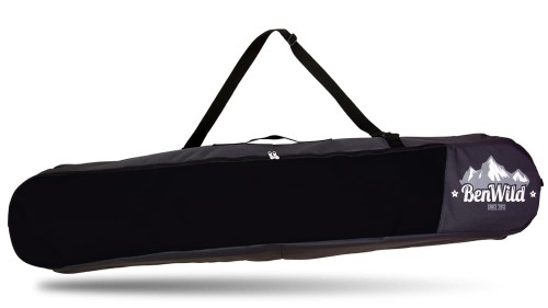 Pokrowiec na snowboard dla dorosłych BEN WILD 130 cm czarny 