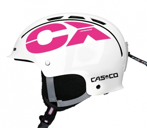 Kask narciarski dziecięcy CASCO CX-3 Junior white pink (50-56cm)