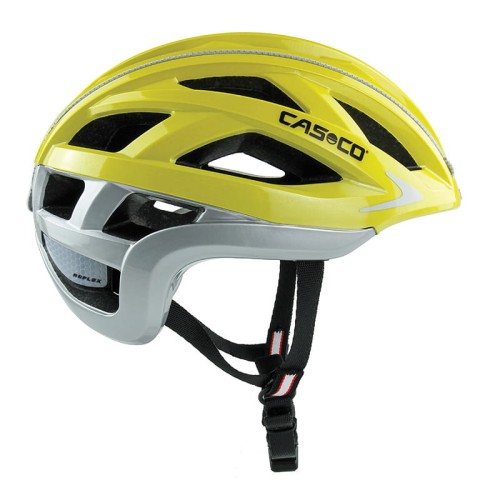 Kask rowerowy CASCO Cuda 2 Strada yellow silver M