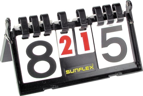Tablica wyników do tenisa stołowego SUNFLEX Scorer 21 pkt., 5 setów 24061