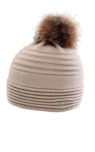 Czapka CAPO 122-634 Beanie beige