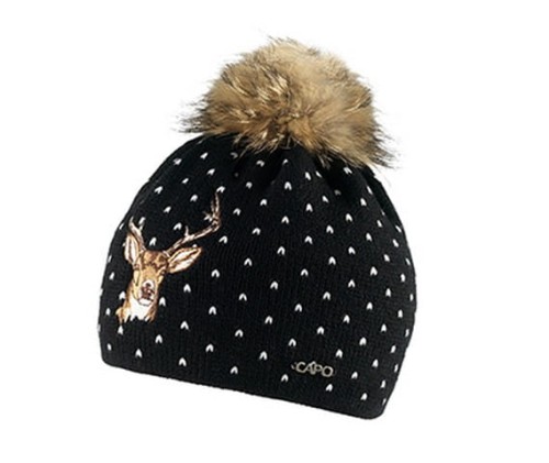 Czapka CAPO 141-628 Beanie black