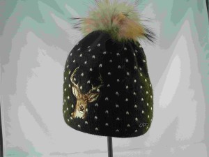 Czapka CAPO 141-628 Beanie brown