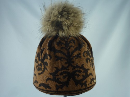 Czapka CAPO 141-616 Beanie brown