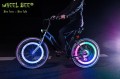 Lampka rowerowa WHEEL BEE Galaxy Multicolor