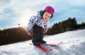 Narty  SNOWFLAKE Baby Ski 90cm blue 
