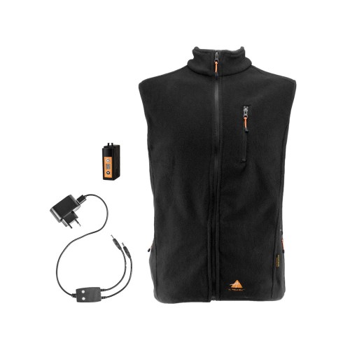 Podgrzewana kamizelka AJ4 ALPENHEAT FireVest fleece black M