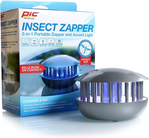 Przenośna lampa   PIC Insect Zapper przeciw komarom i innym insektom