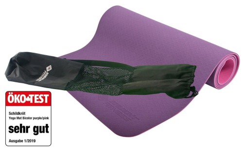 Mata joga bikolor SCHILDKRÖT Yoga Mat Bi-color 4mm violet/pink