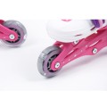 Wrotko-rolki regulowane + kask + ochraniacze + torba Combo Pink roz. 26-29