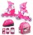 pol_pl_Zestaw-COMBO-PINK-LED-2w1-wrotki-rolkI-regulowane-kask-ochraniacze-torba-9549_2.jpg