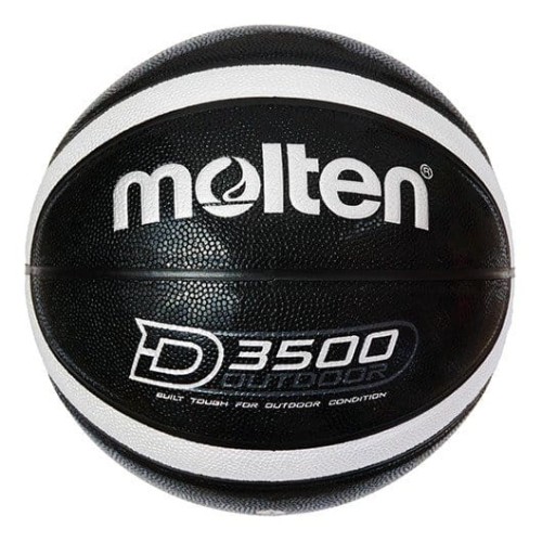 Piłka do koszykówki MOLTEN Outdoor czarna B6D3500-KS rozmiar 6