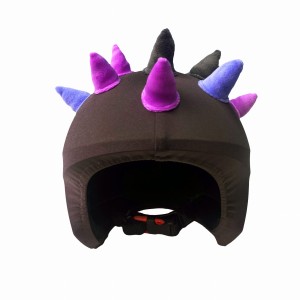 Nakładka na kask COOLCASC Show Purple Horns