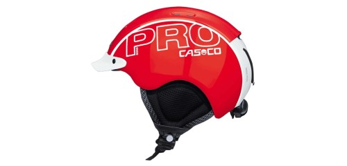 Kask narciarski dziecięcy CASCO Mini Pro red S (50-55 cm)