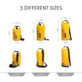 Wodoodporna torba RESTUBE Drybag 5 l z paskiem na ramię, żółta 