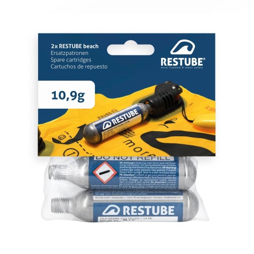 Naboje CO2 RESTUBE do bojek asekuracyjnych RESTUBE beach 10,9 g 2 szt