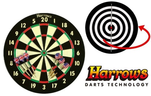 Tarcza dart HARROWS Champion Family Paper Dart Game dwustronna