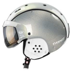 Kask narciarski CASCO SP-6 Ltd Visor VAUTRON+ Carbon Color Shift silver M