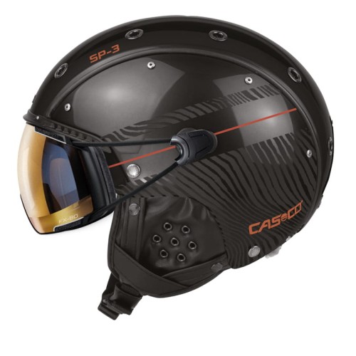 Kask narciarski CASCO SP-3 Stealth Racer black-orange M