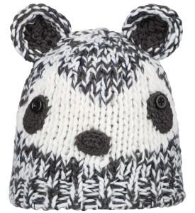 Czapka dziecięca NORDBRON Little Panda Beanie dark gray 53-55