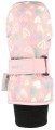 Rękawiczki zimowe dziecięce unisex KINETIXX Candy pink hearts  JR  roz. 2 