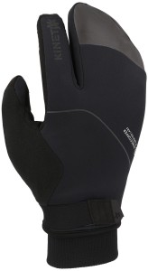 Rękawiczki rowerowe zimowe unisex KINETIXX Luzan black  roz. 9