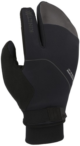 Rękawiczki rowerowe zimowe unisex KINETIXX Luzan black  roz. 9