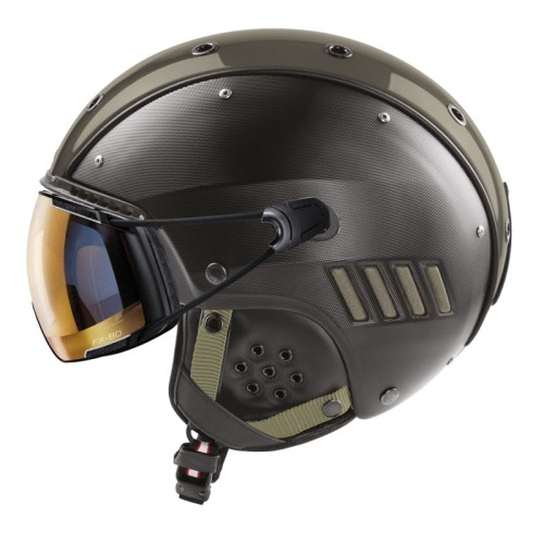 Kask narciarski CASCO SP-4 olive-black structured L