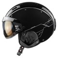 Kask narciarski CASCO SP-6 Ltd Visor VAUTRON plus circuit black-silver M