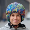 Nakładka na kask COOLCASC Cool Print Maori Skulls