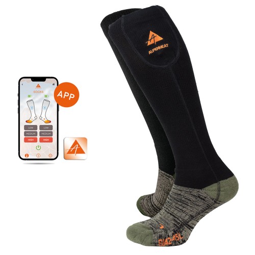 Podgrzewane skarpetki ALPENHEAT AJ27-APP FireWoolSocks  L