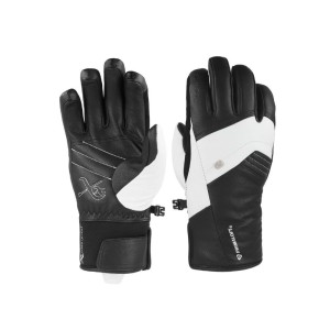 Rękawiczki narciarskie i snowboardowe damskie KINETIXX Annouk Glove black/white roz. 7,5