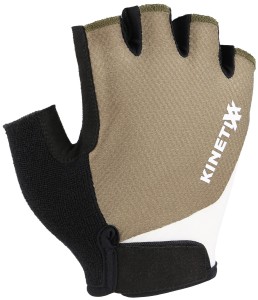 Rękawiczki rowerowe unisex KINETIXX Levi white/olive  roz. 7 
