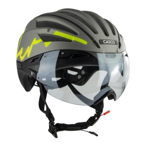 Kask rowerowy CASCO SPEEDairo 2 Aero Firefly M + szyba VAUTRON