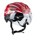 Kask rowerowy CASCO SPEEDairo 2 Aero Crimson M + szyba VAUTRON