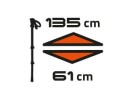 Kije hiking FERRINO Ultar 60-135 cm (także do biegów przełajowych)